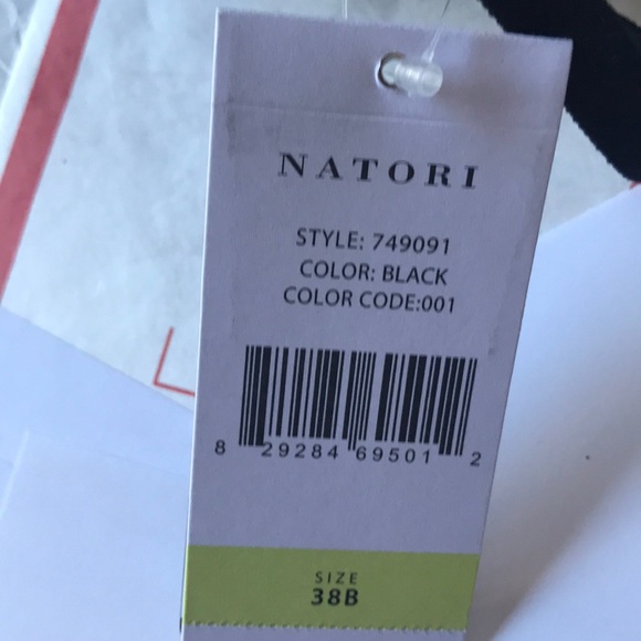 NWT Natori Grace Maternity Wire Free Contour Bra in Black - Picture 5 of 8